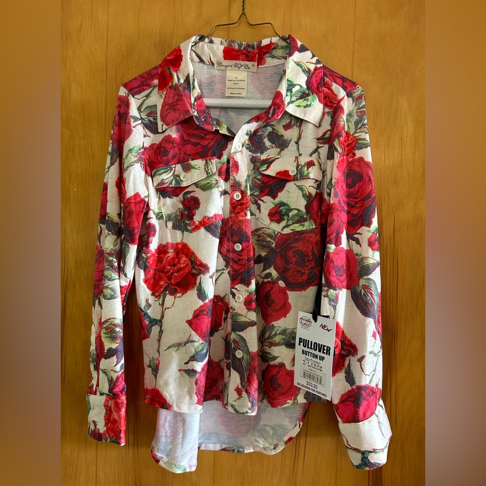 Youth XL Cowgirl Tuff pull over